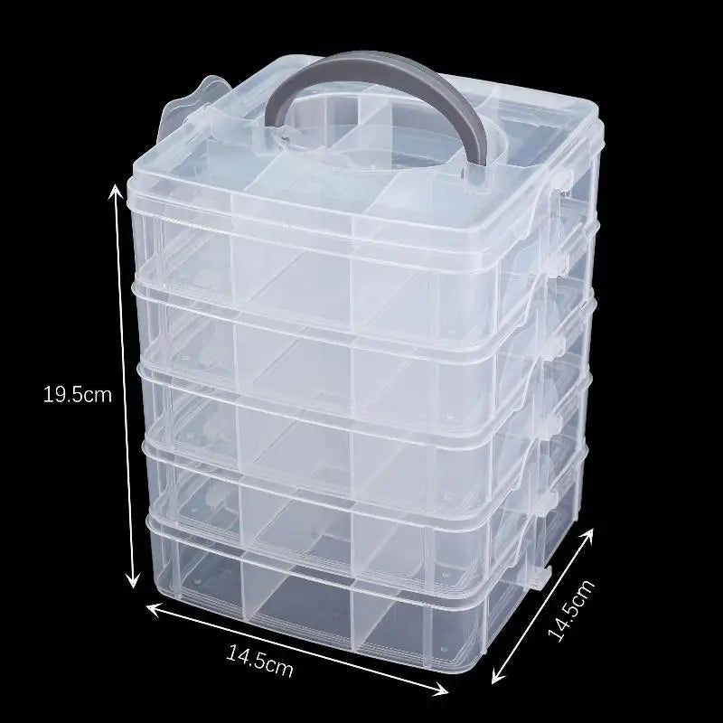 CM1pc Transparent Minimalist Toy Storage Box Dustproof Moisture-proof