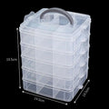 CM1pc Transparent Minimalist Toy Storage Box Dustproof Moisture-proof