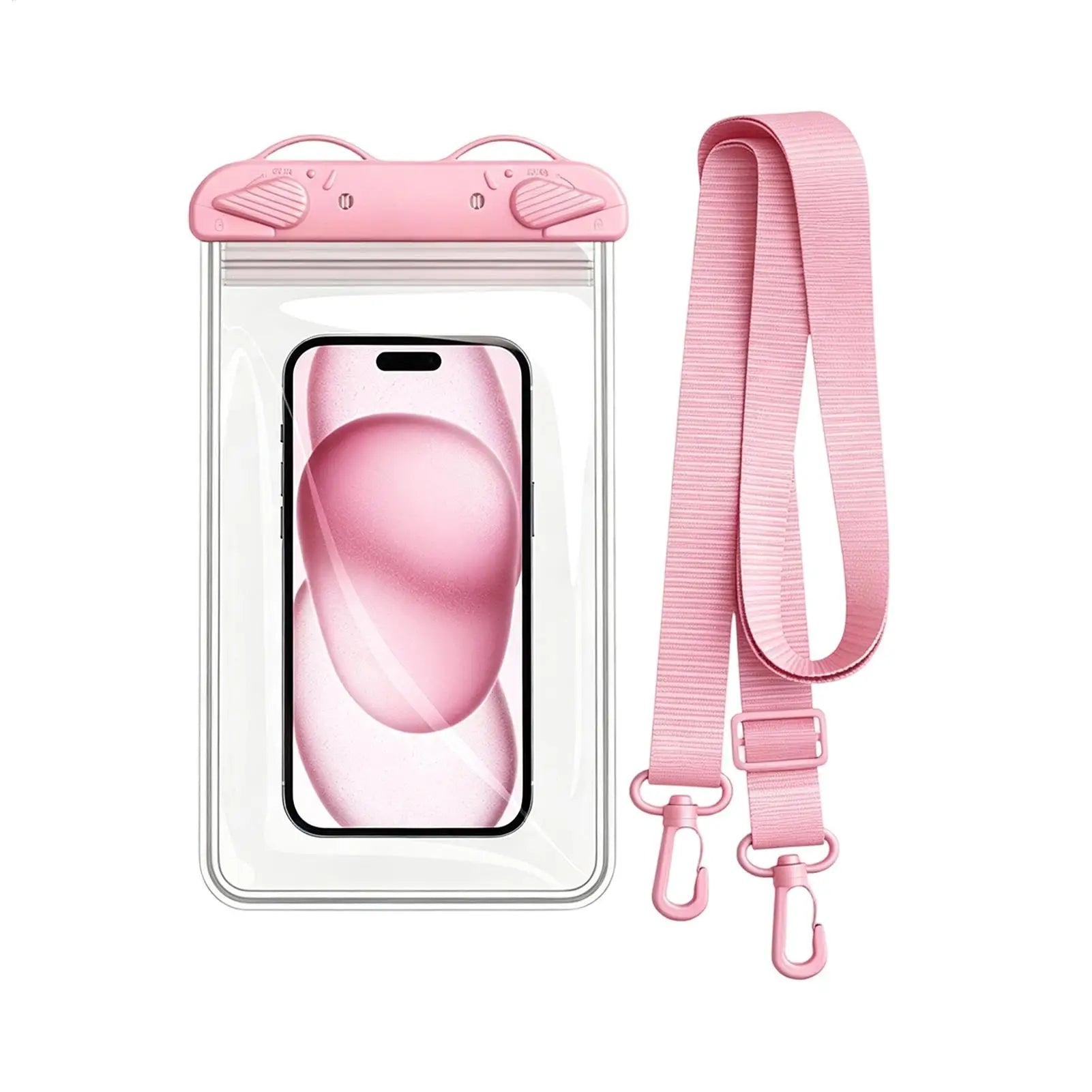 Transparent Waterproof Phone Case Touch Screen Under 7.0 inches Phone Cover with Lanyard Phone Sealed Bag Swimming Diving Zpaxo