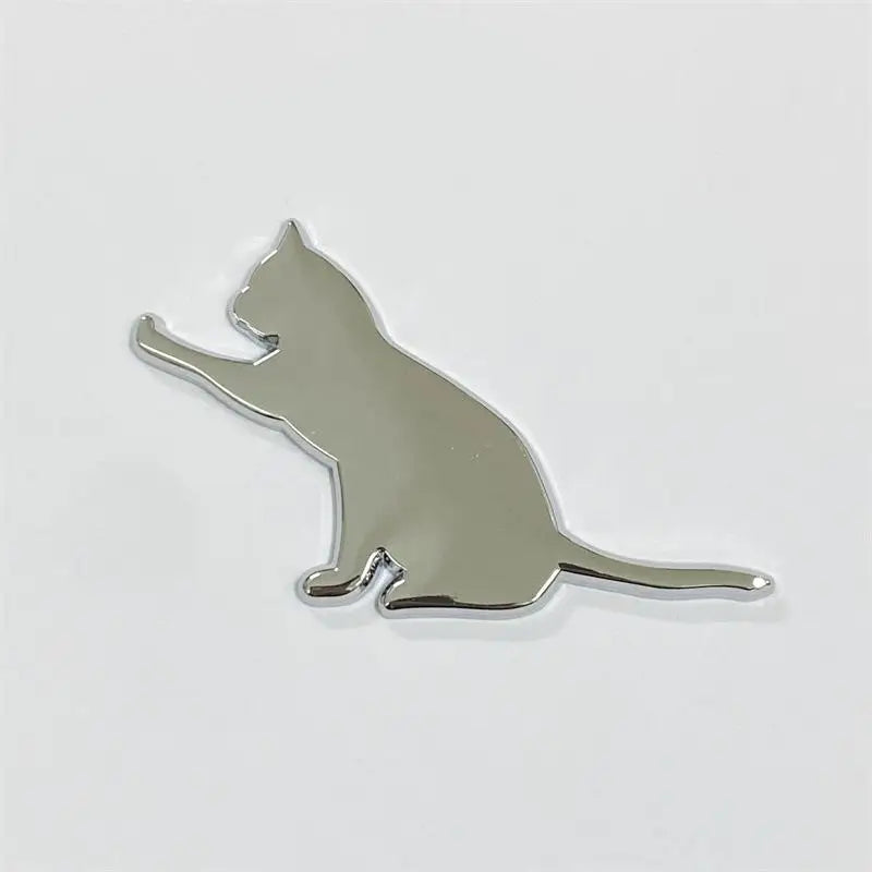 Cute 3D Metal Cat Sticker Personalized Car Emblem Originality Body Zpaxo A13