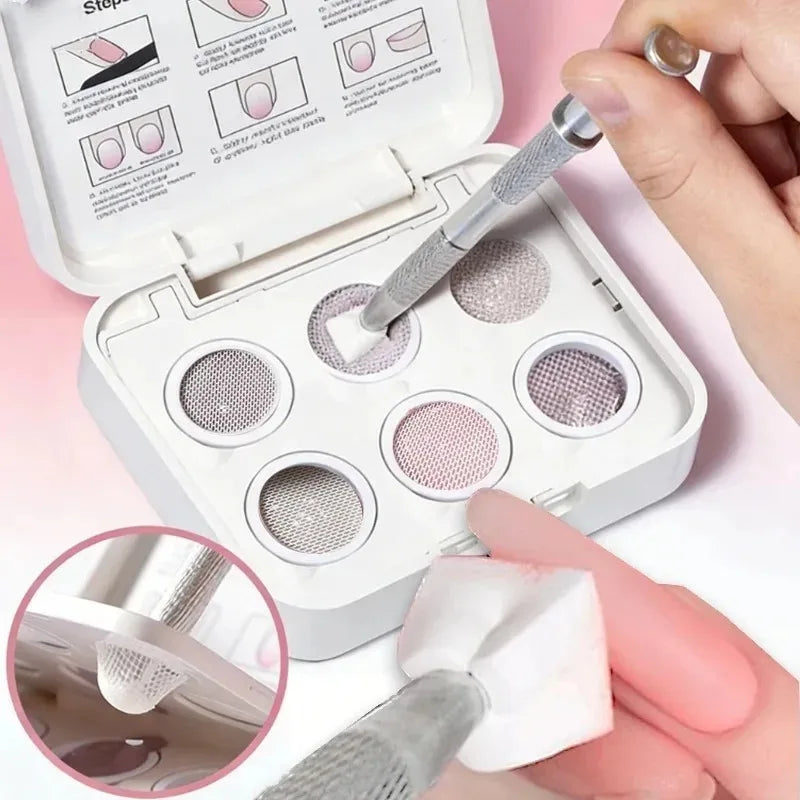 6 Colors Cushion Gradient Painting Gel Pink Ombre Nail Pat Patting Gel UV/LED Blush Blooming Aura Manicure Gel Nail Polish Tools Zpaxo