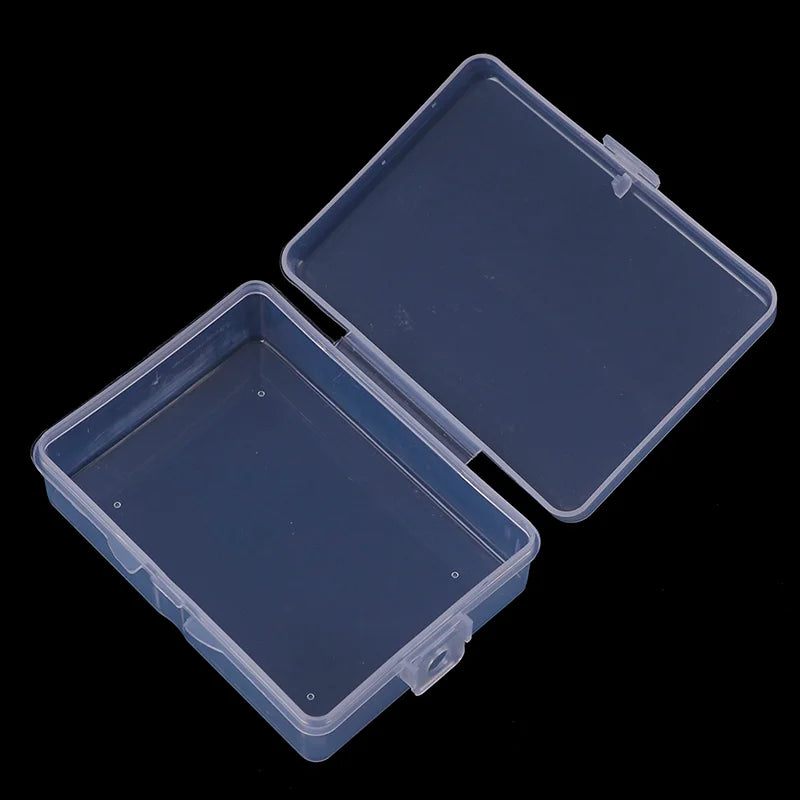 CM9cm Transparent Plastic Storage Box Clear Square Multipurpose