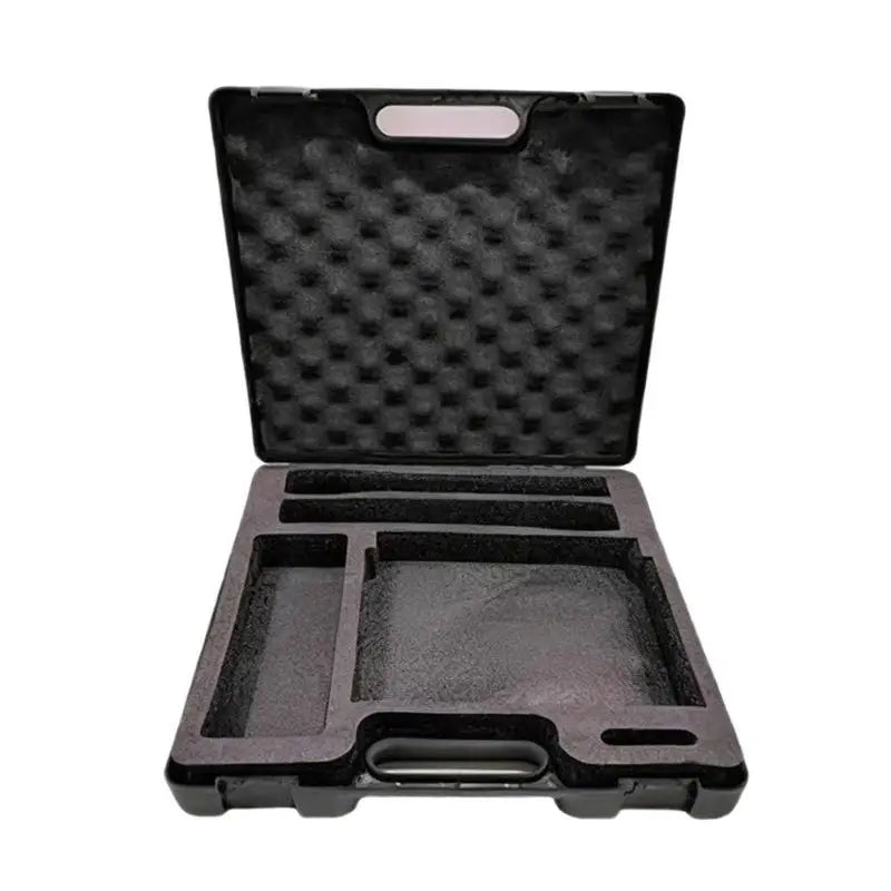 Resilient Microphone Storage Box Featuring Customizable Interior & Convenient Carry Handle Microphone Travel Case Zpaxo