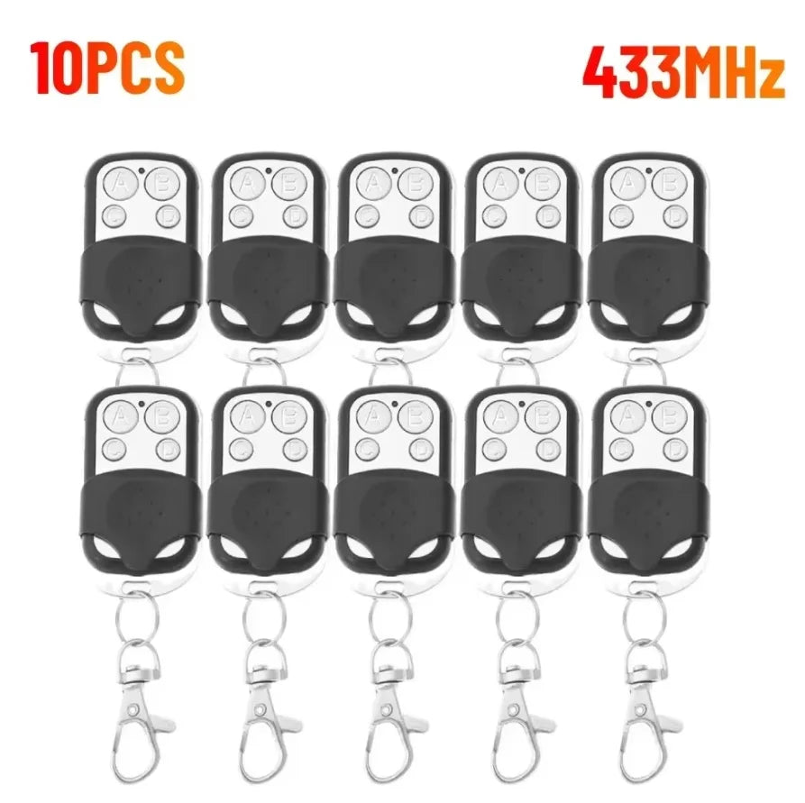 10 433MHz Remote Control 4CH Car Key Garage Door Gate Opener Zpaxo 10PCS