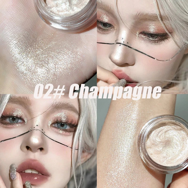 Glitter Eyeshadow Long Lasting Waterproof Pearlescent Shimmer Body Zpaxo 02