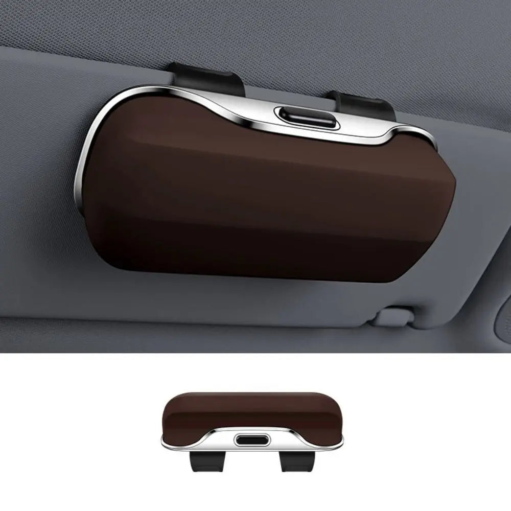 Portable Press Switch Car Glasses Box Stable Shock-proof Sunglasses Zpaxo