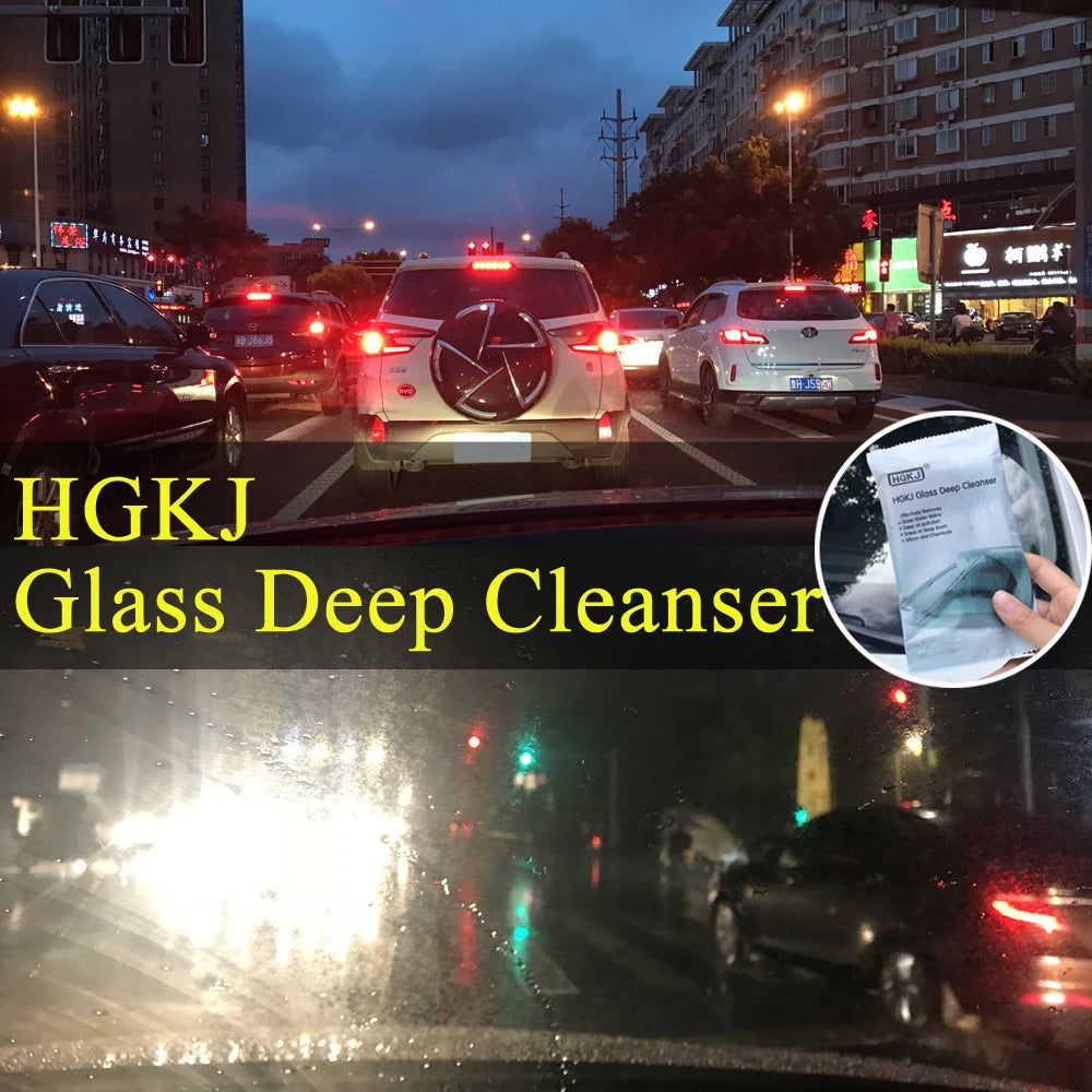 HGKJ Scratches Repair Care Remove Oil Film Car Window Windshield