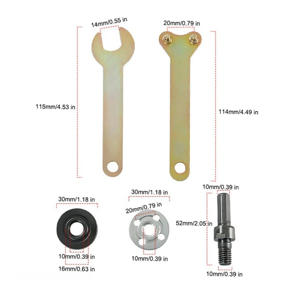 10mm Drill to Angle Grinder Adapter – Cutting & Polishing