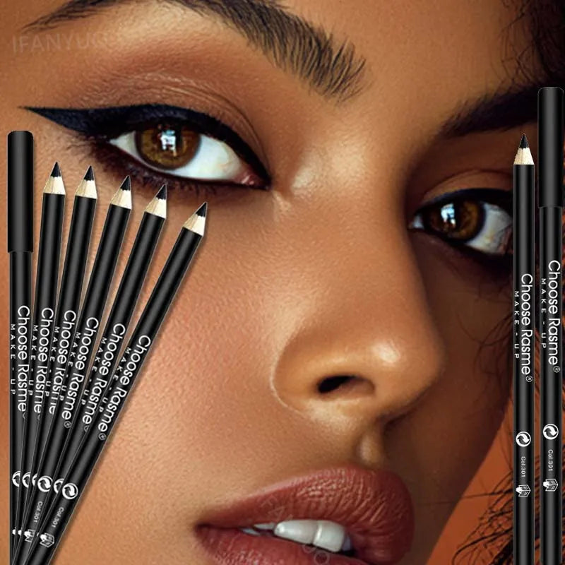 1-20Pcs Waterproof Black Eyeliner Pencils -Smudge-Proof, Long-Lasting & Beginner-Friendly Smooth High Pigmented Punk Eye Makeup Zpaxo