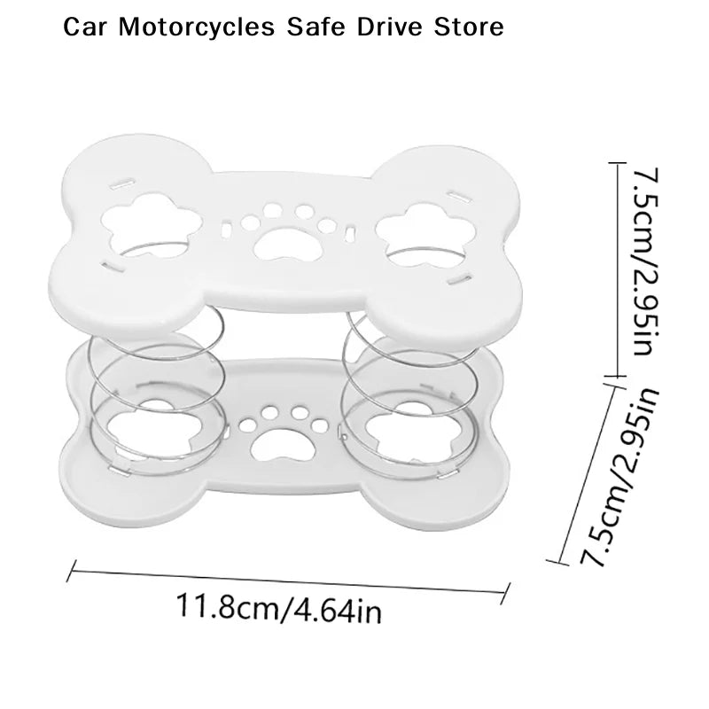 CMCreative Automatic Lift Spring Holder Tissue Box Loaded Bracket Car