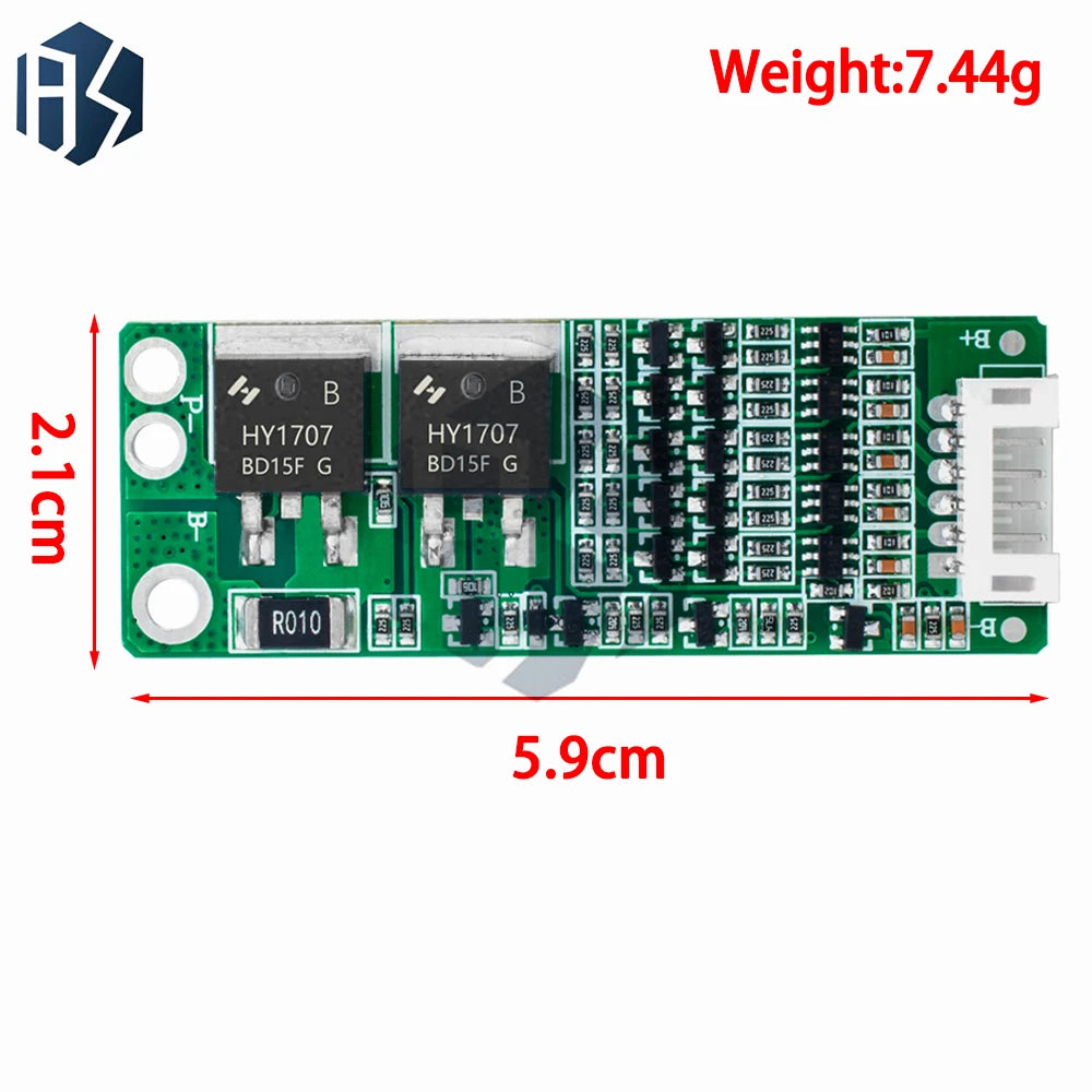 HIGH quality 1PCS 5S 15A Li-ion Lithium Battery BMS 18650 Charger Protection Board 18V 21V Cell Protection Circuit Zpaxo