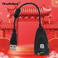 5HV2 External USB Sound Card 7.1 Adapter USB to 3D CH Sound Antimagnetic Audio Headset Microphone 3.5mm Jack For Laptop PC Zpaxo Default Title