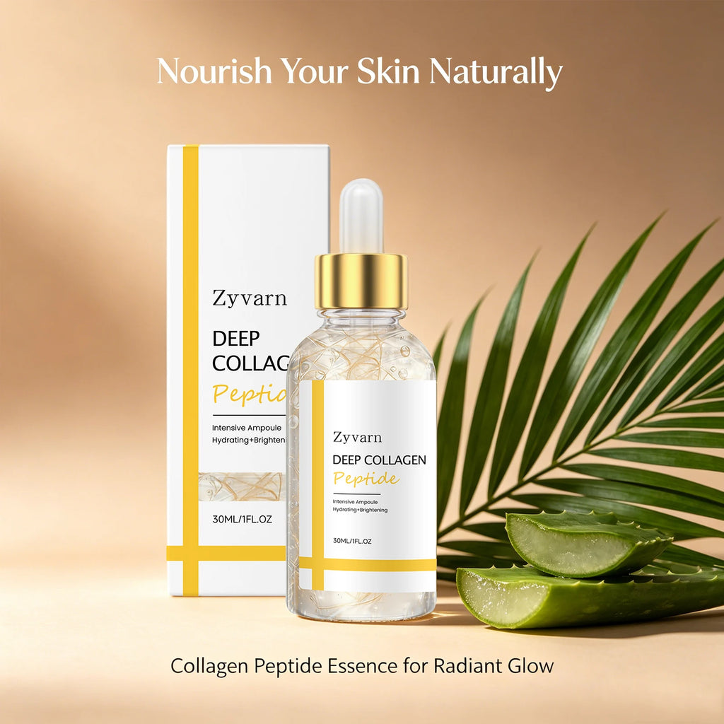 ZYVARN Silk Peptide Collagen Lifting Anti-Wrinkle Face Serum Anti-Aging Face Serum Zpaxo