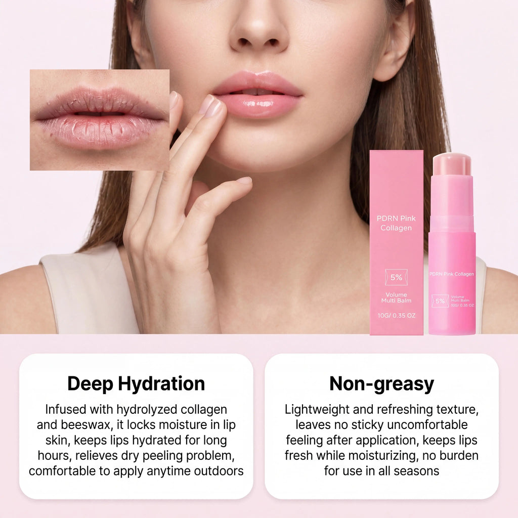 Collagen Multi Balm Stick – Anti-Wrinkle Face & Lip Moisturizer Collagen Balm Stick Zpaxo