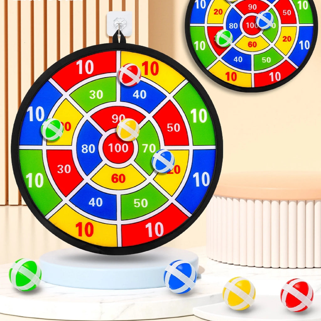 Children's Large Dart Board Game Foldable Convenient Indoor Outdoor