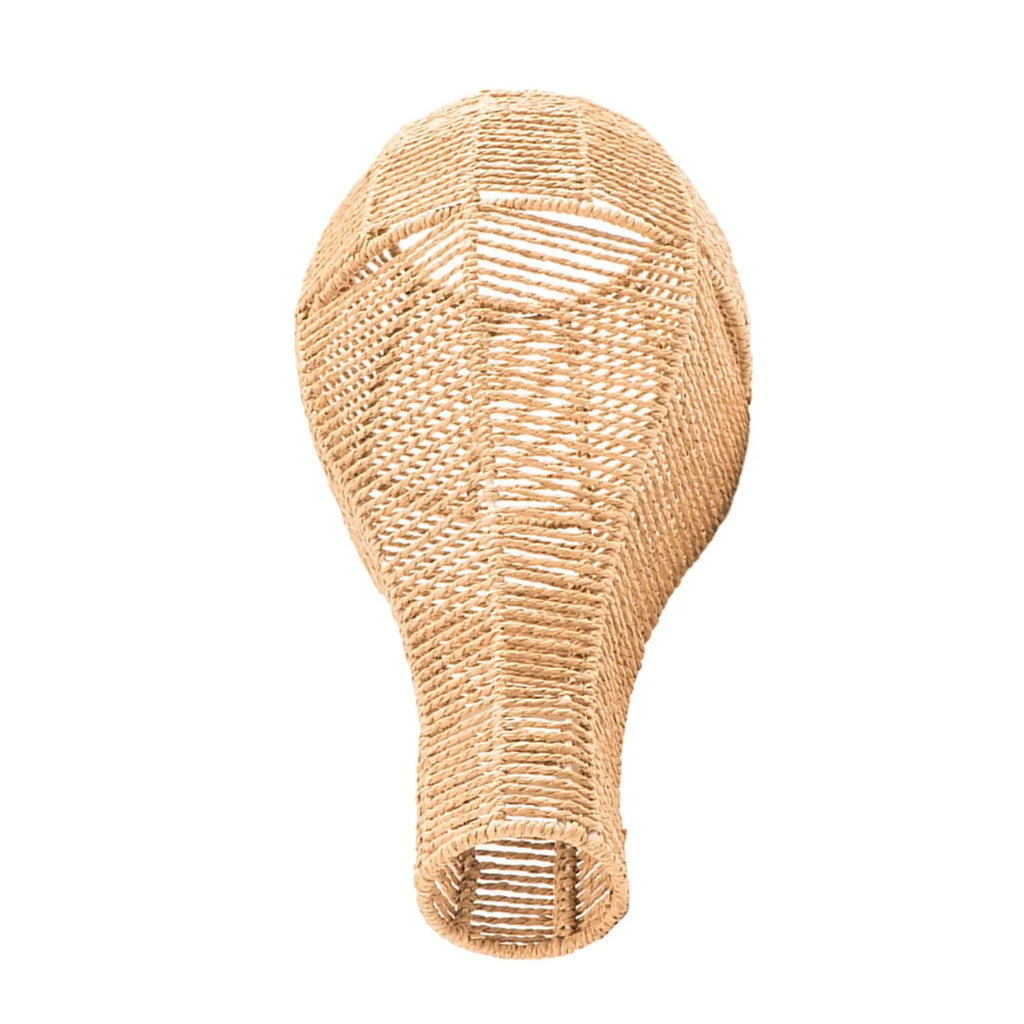 Paper Rope Lampshade Boho Rustic Pendant Lamp Shade Woven Kitchen Zpaxo