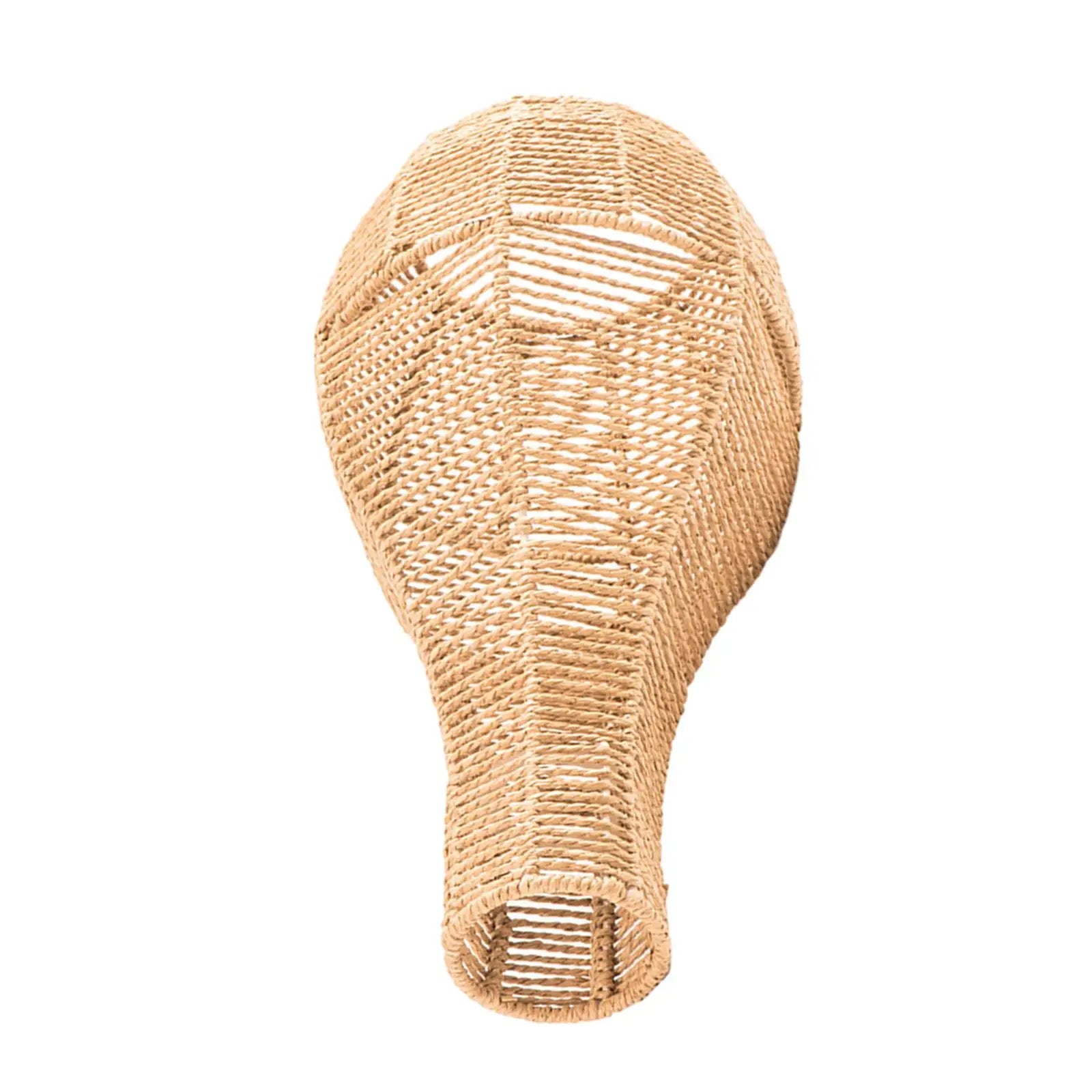 Paper Rope Lampshade Boho Rustic Pendant Lamp Shade Woven Kitchen Zpaxo