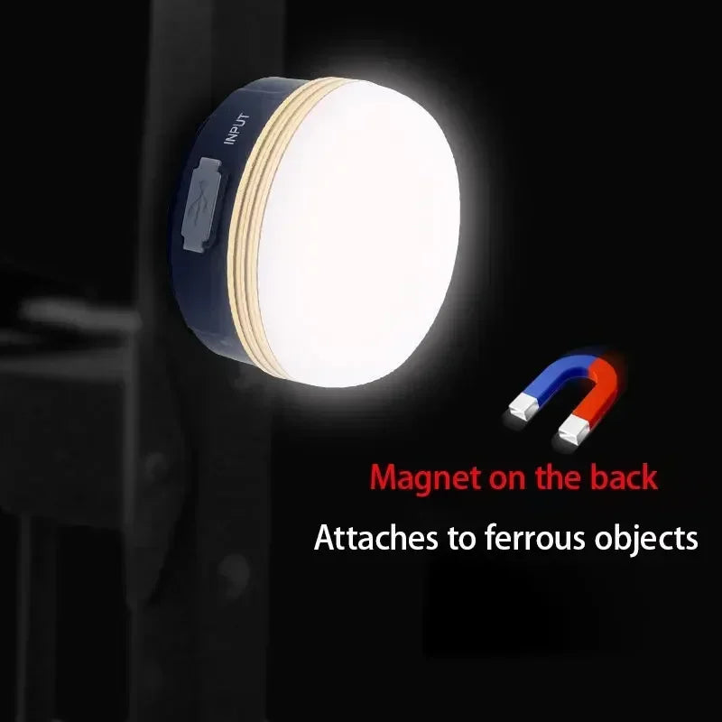 10W COB+LED Camping Lantern – USB Rechargeable 1800mAh