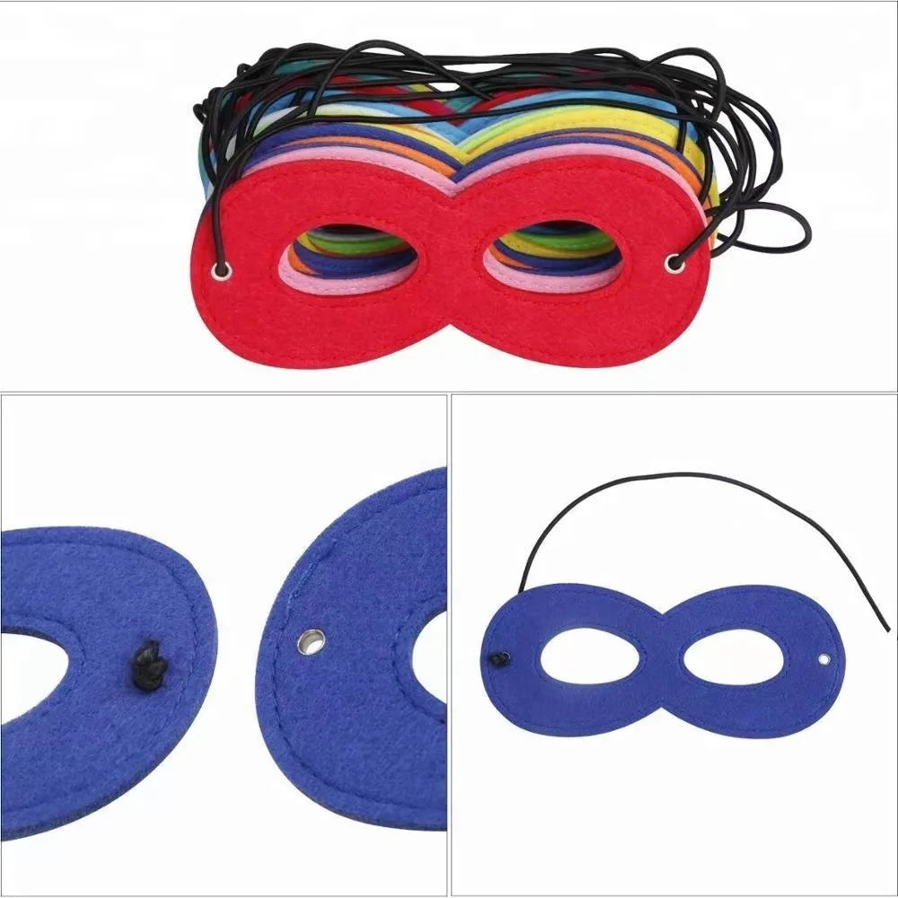 Soft Felt Party Eye Masks – DIY Cosplay & Dress-Up Props