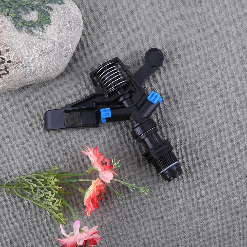 360 Rotary Garden Irrigation Sprinkler Convenient DN15 1/2 Lawn Watering Nozzle Simple Operation for Seedling Gardening Supplies Zpaxo