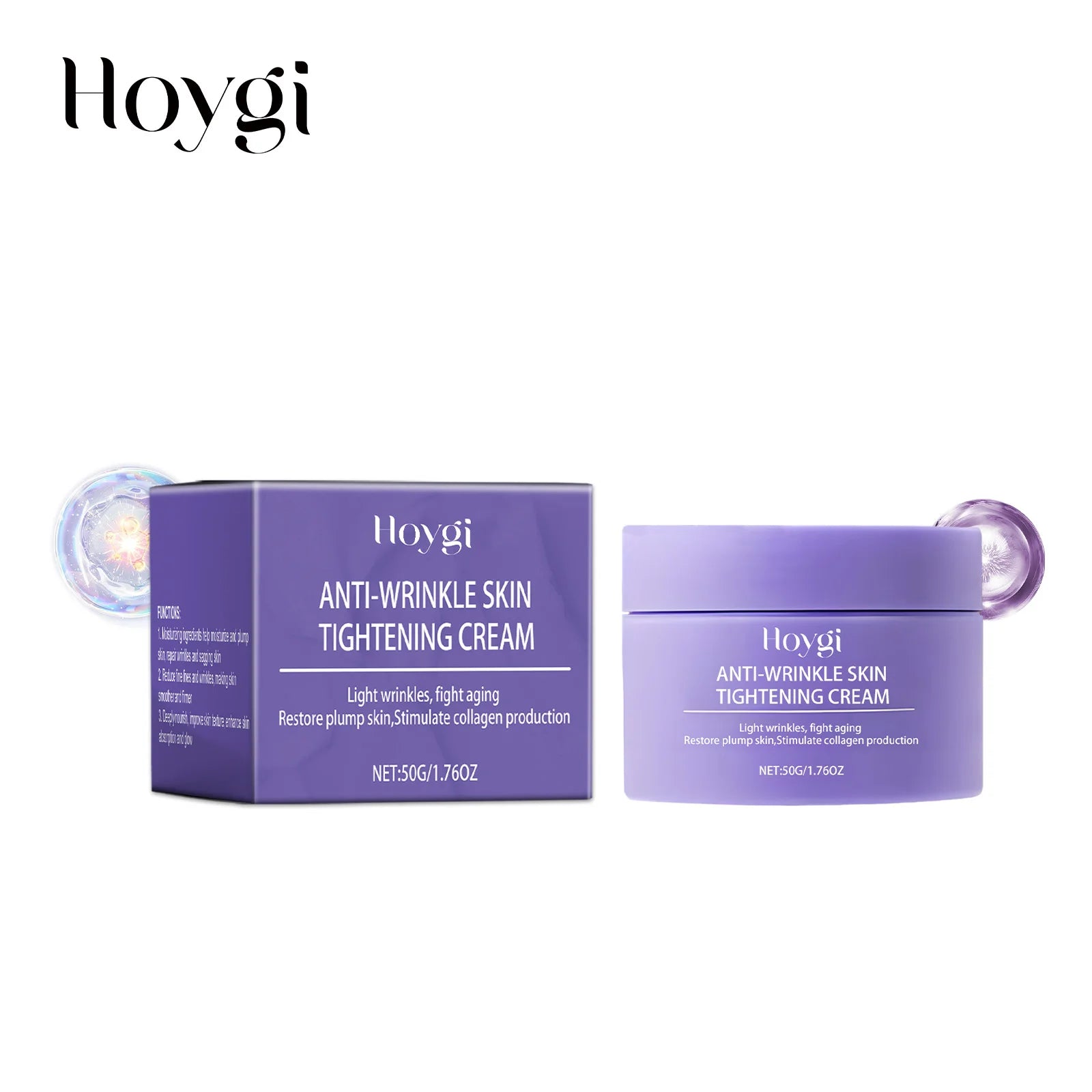 Hoygi Wrinkle Reducing Skin Overnight Toning Tightening Cream Body Firming Improve Skin Sagging and Fine Lines Natural Ingredien Zpaxo