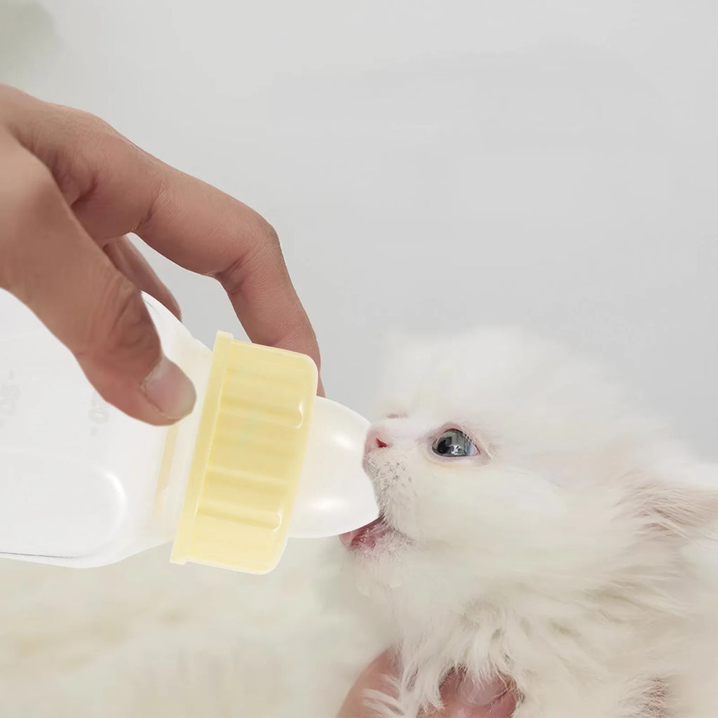 Puppy Kitten Nursing Bottle Reusable Elastic Leak Proof Pet Milk