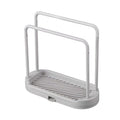 Sink Sponge & Rag Drain Rack – Kitchen Storage Basket Sink Storage Rack Zpaxo Grey 1pc