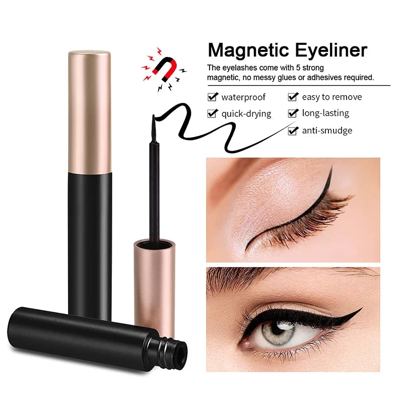 1 Black Magnetic Eyeliner Glue False Eyelash Extension Magic