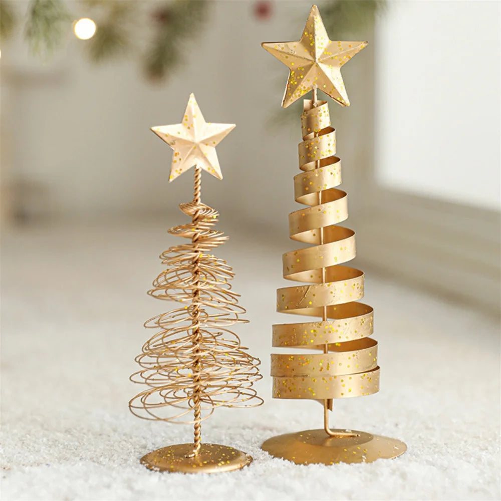Iron Star Mini Christmas Tree Ornament – Nordic Gold Decor
