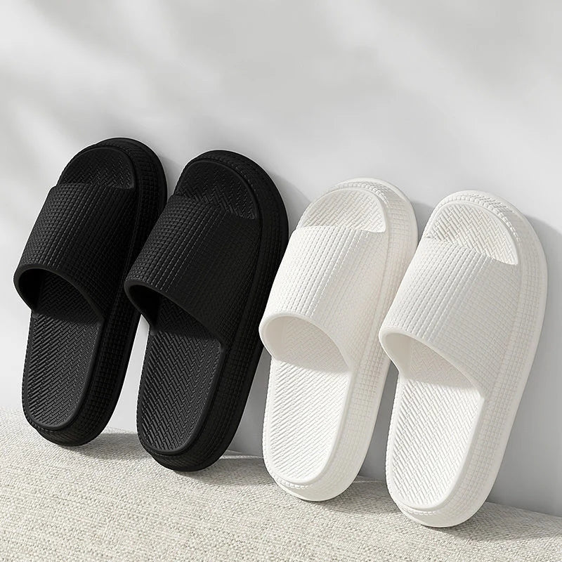 Summer Fashion Slippers Men EVA Soft Sole Non-slip Slides Indoor