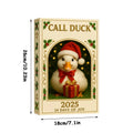 Duck Christmas Countdown 2D Acrylic Ornaments 24 Days Advent Calendar
