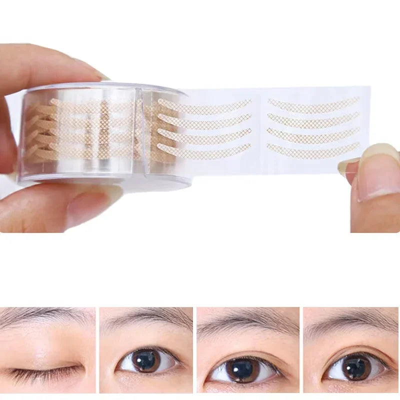 Eye Lift Strips Double Eyelid Tape Clear Gray Stripe Big Eyes
