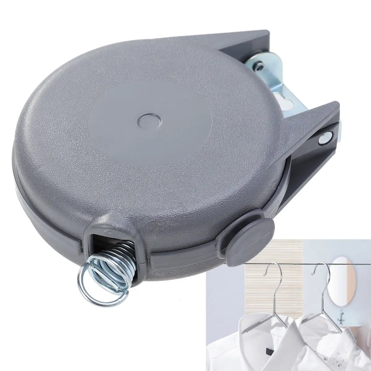 12m Retractable Clothesline Heavy Duty Portable Indoor Drying Line