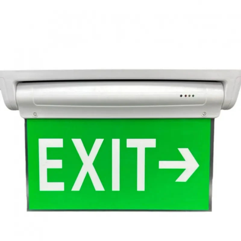 LED Emergency Exit Sign Light IP65 AC85-265V | 3Hr Backup Emergency Exit Light Zpaxo 85-265V 3W China Mainland