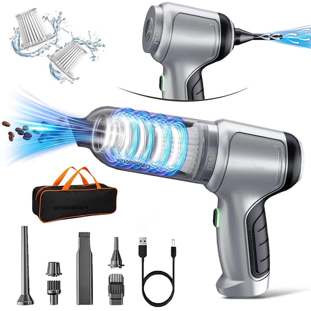 Car Vacuum Cleaner 95000PA Portable Handheld Wireless USB Rechargable