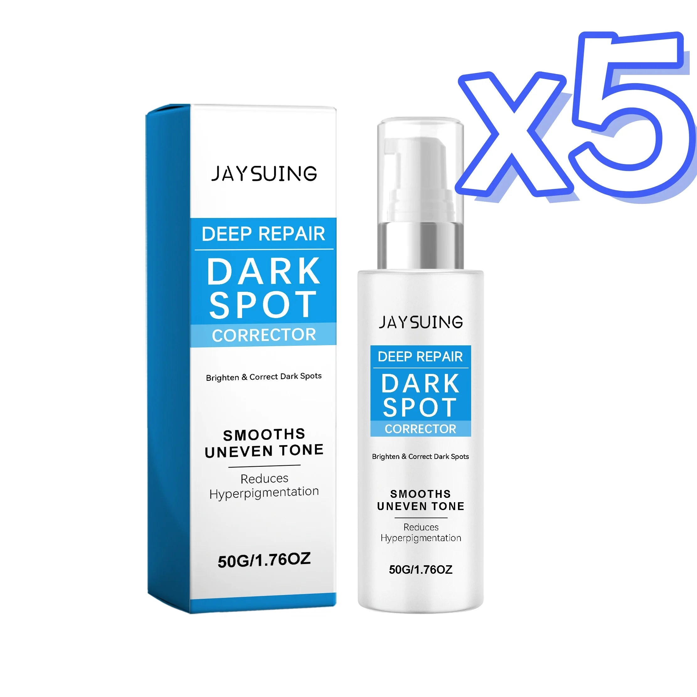 Dark Spot Correcting Glow Serum Cream | Brighten & Fade Spots Dark Spot Serum Cream Zpaxo 50g boxed x 5