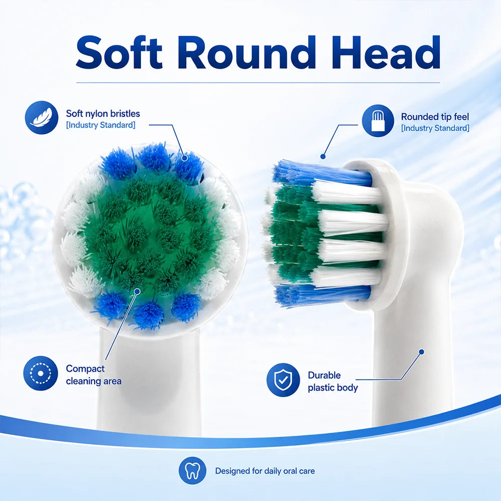 Wholesale 4 8 Lot Electric Toothbrush Head Oral B 6000 Sensitive Zpaxo