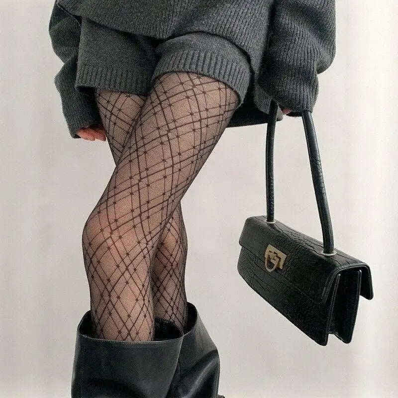 Fashion Semi Sheer Tights Thin Stretch Fit Slimming Sexy Pantyhose Zpaxo
