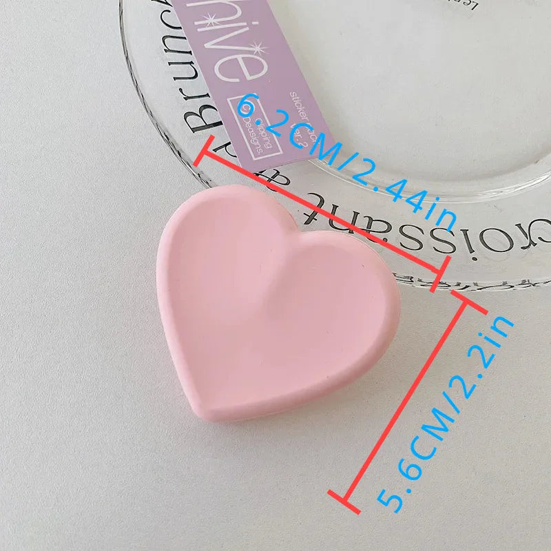 Ins Heart Silicone Phone Grip Bracket Universal Holder Iphone Android