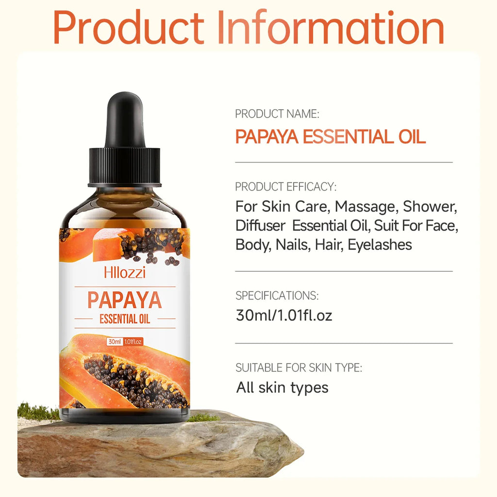 Papaya Essential Oil Hydrating Moisturizing Brightening Repairing Zpaxo