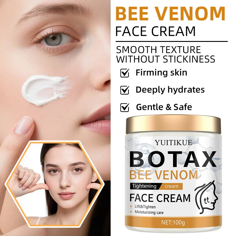 BOTAX Bee Venom Face Cream 100g – Firm, Lift & Hydrate Skin Anti-Aging Face Cream Zpaxo