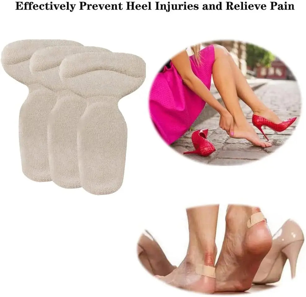 Ultra-Soft Heel Pads for Women – Cushioned Inserts 3/6/9 Pack