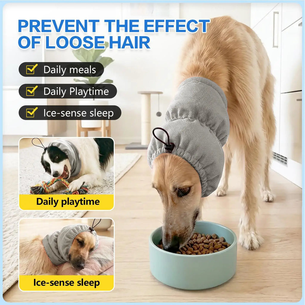 Dog Cooling Headband Adjustable Soothing Snood Long Lasting Chilly