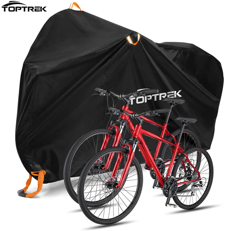 Toptrek Bike Cover 210D High Quality Bicycle Protector Multipurpose Rain Snow Dust Waterproof All Weather Protective Covers Zpaxo
