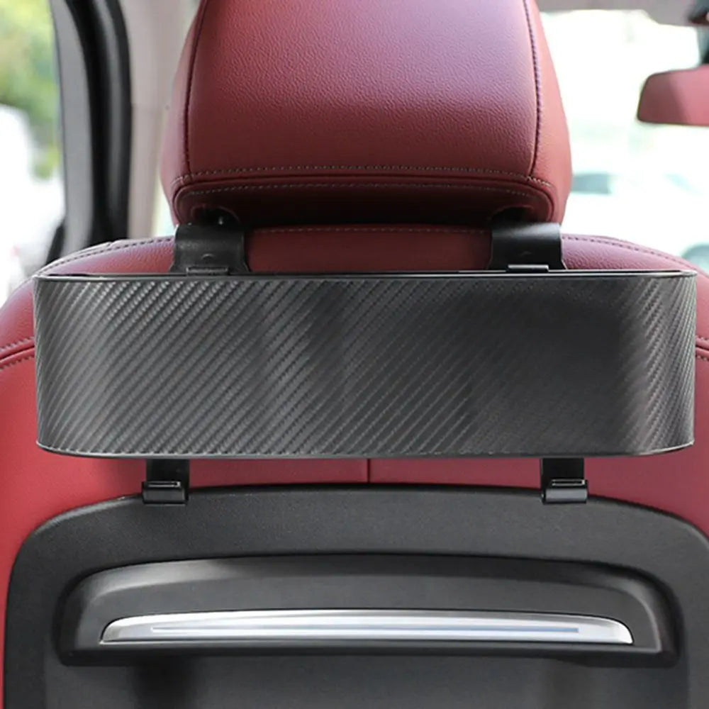 With Hooks Car Seat Storage Box Partitioned Waterproof Car Interior Cup Holder Multifunctional Large Load Bearing Zpaxo
