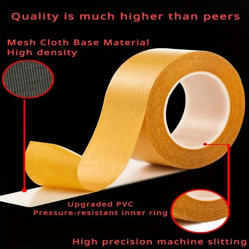 Super Sticky, High-Viscosity Double-Sided Adhesive Tape - Perfect for Carpet, Leather, Wall Zpaxo