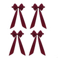 Elegant Chair Bows Tie Elastic Band Sashes Christmas Decoration