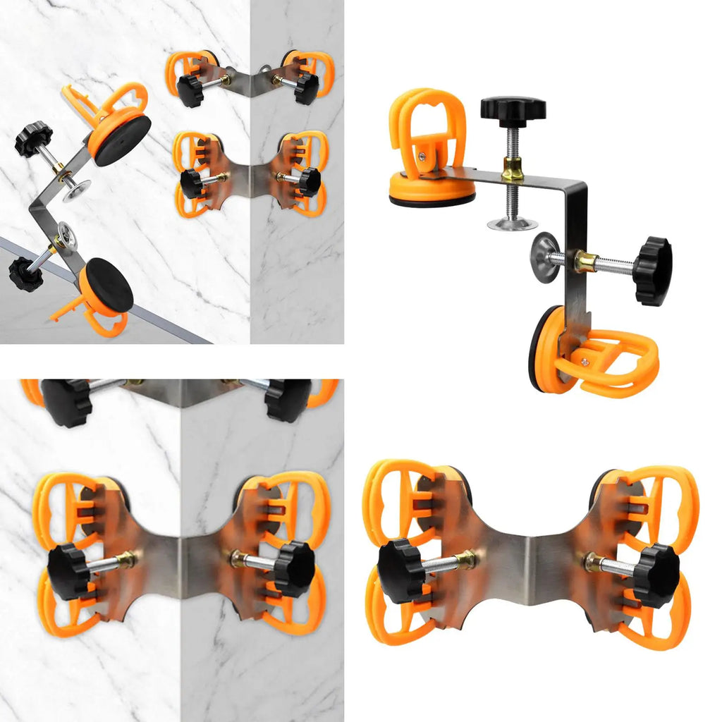 90 Degree Stone Seam Setter Stainless Steel Durable Countertop Installation Tool for Stone Slab Tile Marble Glass Granite Zpaxo