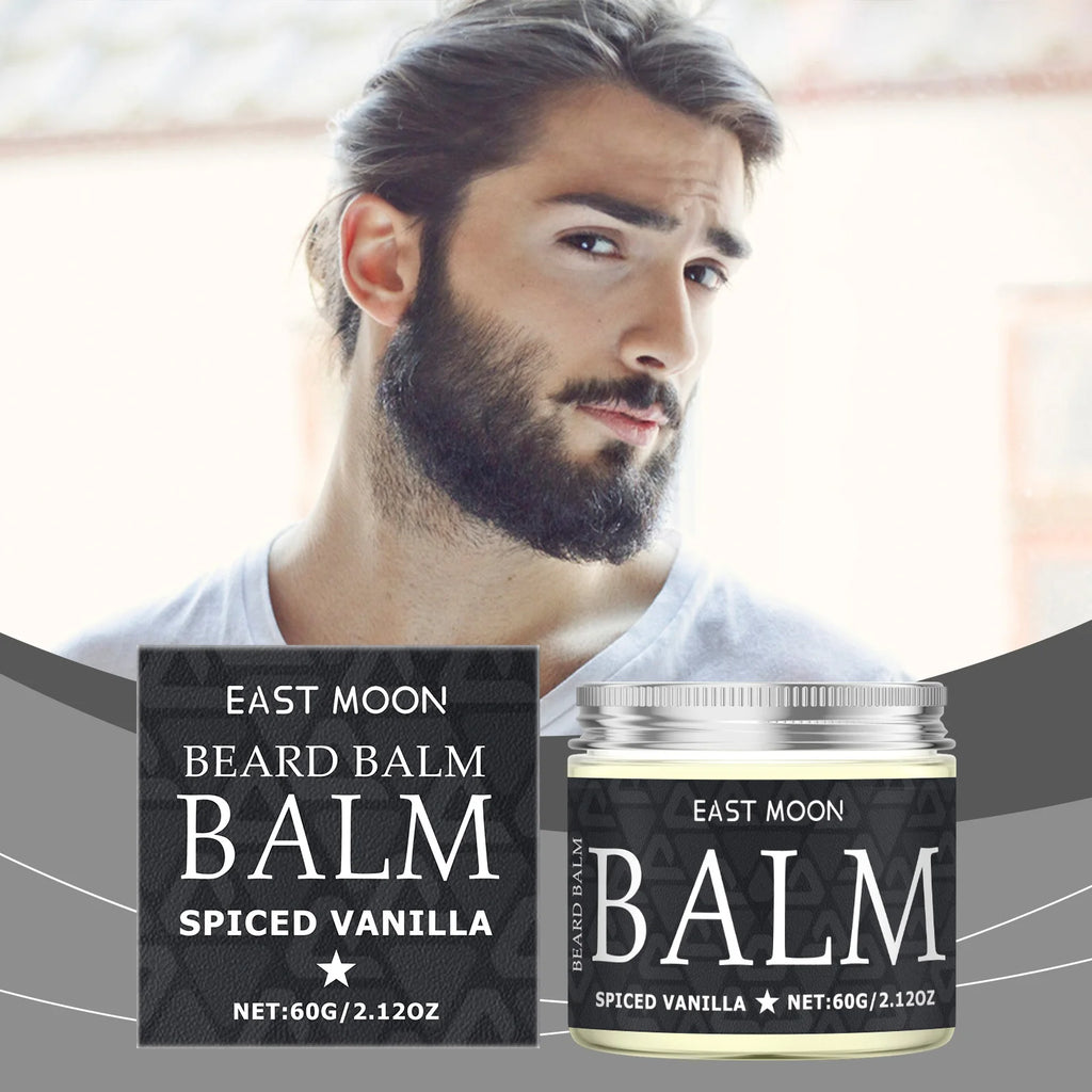 60g Vanilla Beard Keep Smoothing Nourishing Balm Strong Holding Increase Growth Dashing Gentlemen Gifts Men Beard Care Wax Zpaxo Default Title
