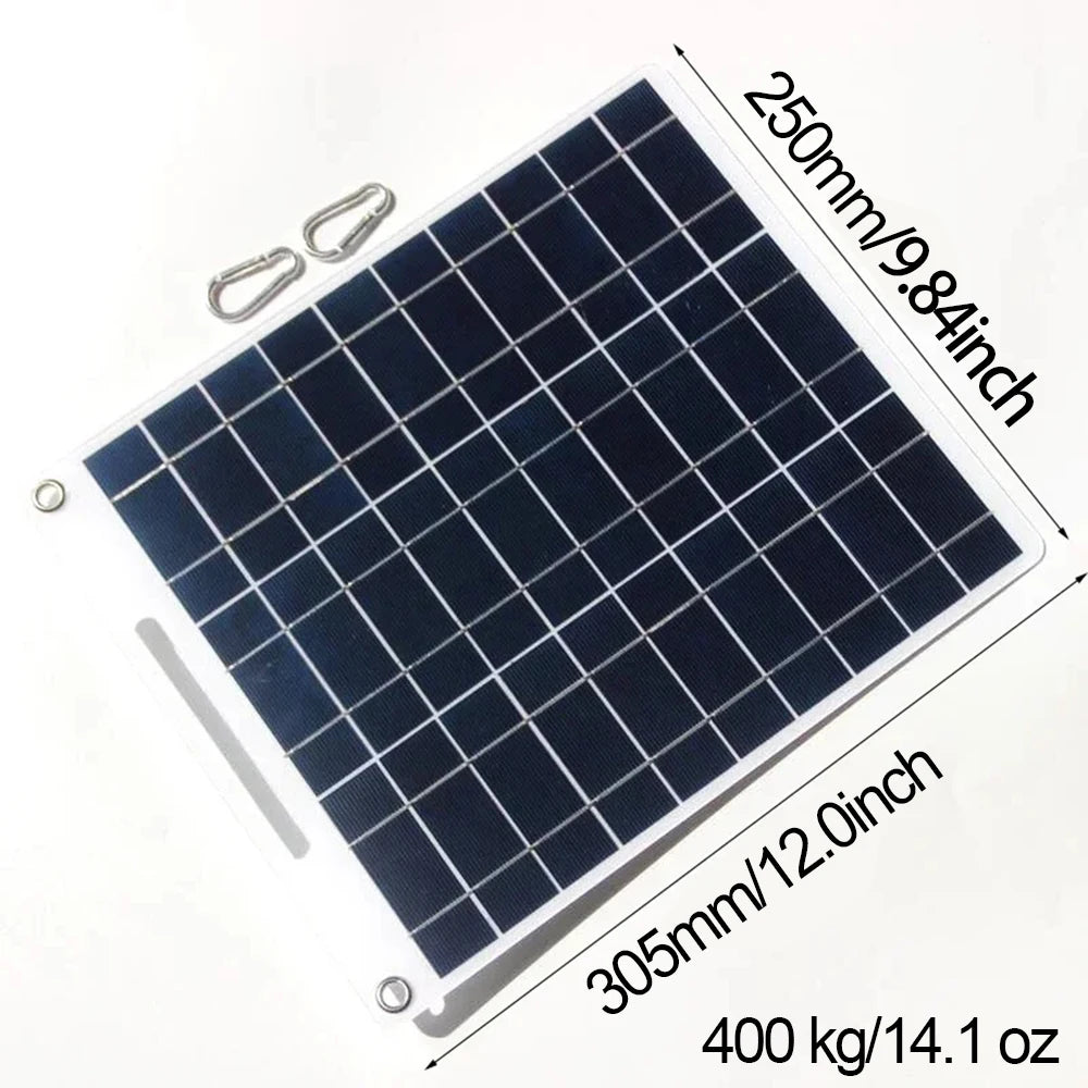 1000W Solar Panel 100A Smart Controller Portable Mono Home RV Camping
